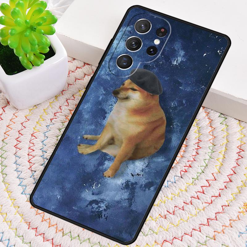 Cheems Doge Phone Case for Samsung Galaxy Note 10 Pro S26 Ultra S23 S24 FE S25 S21 S22 PLUS Shockproof Cove