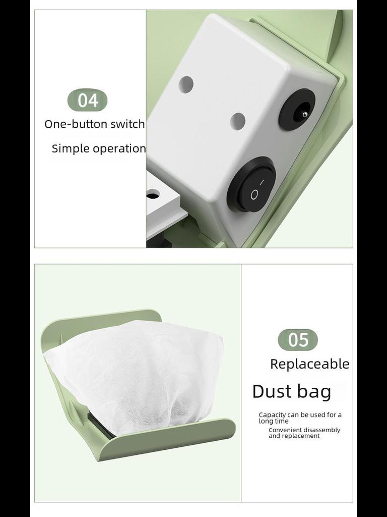 Japanese Nail Shop Silent Nail Dust Collector - New, Powerful, and Efficient Vacuum Cleaner for Nail Removal.