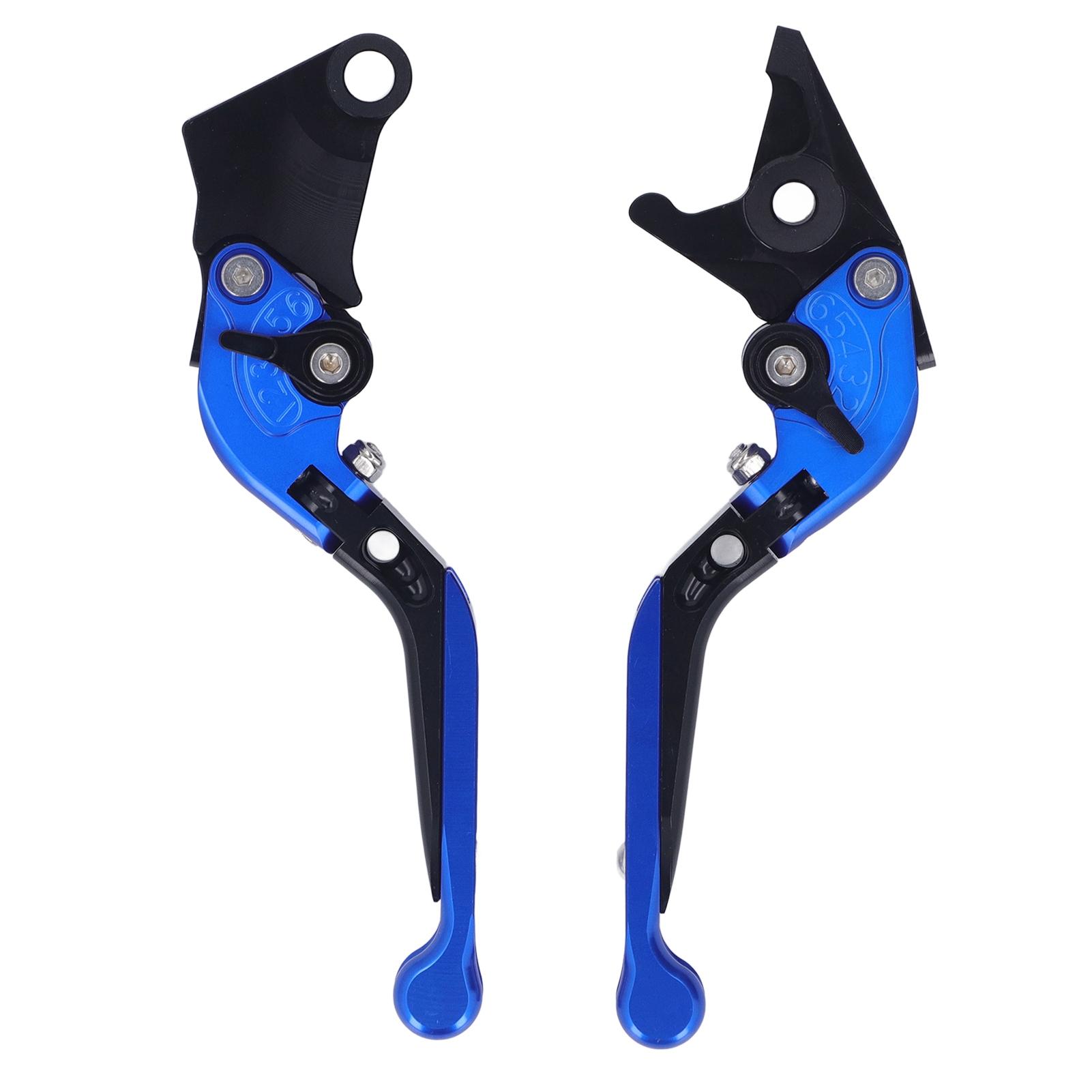 

1 пара складной рычаг сцепления для мотоцикла, регулируемый тормозной рычаг сцепления для S1000RR S1000R F900R Blue