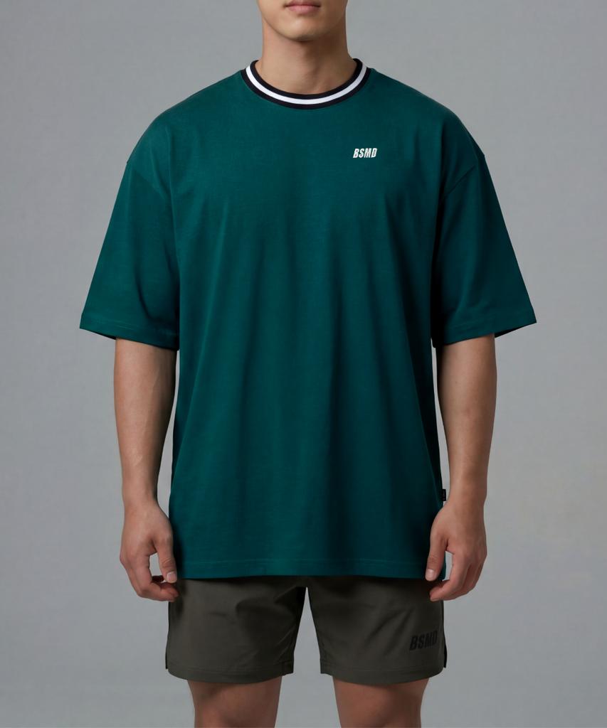 Biseuteumodeu Line Yokko Oversized Short Sleeve T-Shirt