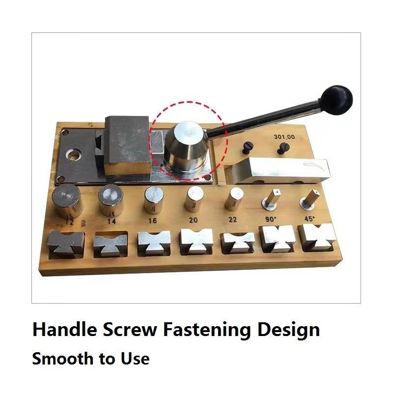 Mini Ring Bending Machine 12-22mm Jewelry Forming Rolling Gold Beating Tools for Crafting - Accurate Jewelry Making Equipment