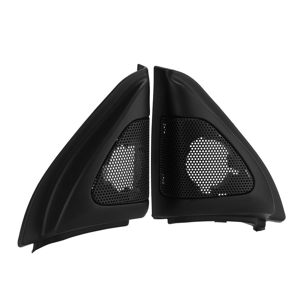 Pair Car Door Speaker Cover Audio Tweeter Trim Black Replacement for Corolla 2003?2006
