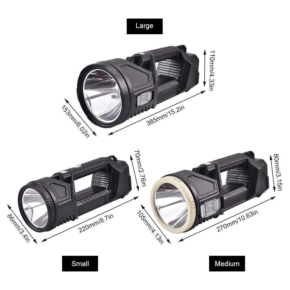 Solar XHP70 LED Flashlight Rechargeable Searchlight Outdoor Work Light Camping Lamp Night Fishing Light Emergency Lamp