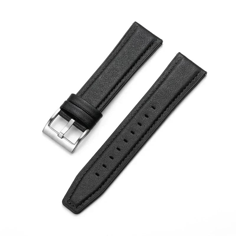 Cinturino in Pelle e Silicone da 22mm per Huawei Watch 5 GT6/5 Pro GT6/5/4/3 46mm Braccialetto Universale per Huawei GT6 Pro/GT 6 Cinturino per Orologio