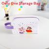 Cute Cartoon Shin Chan Series Pu Stylish Makeup Bag For Students Travelers And