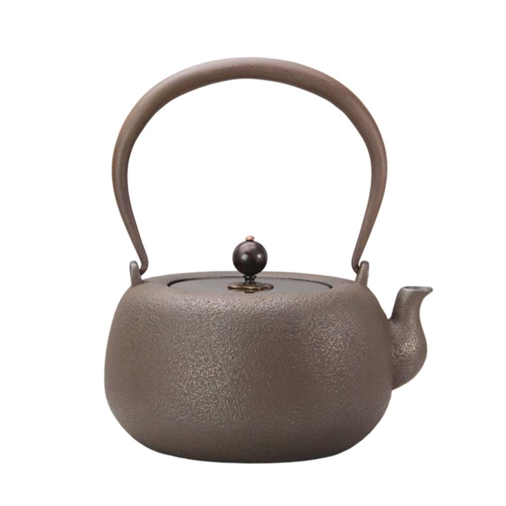 Iron Teapot Handmade Cast Uncoated Kettle for Tea Lovers,