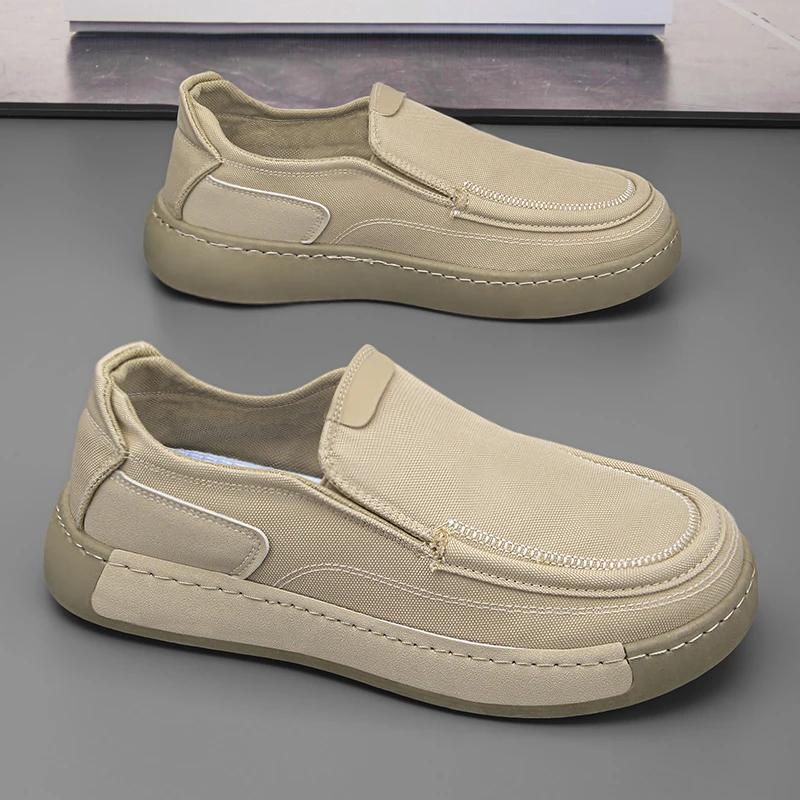 Fashion Unisex Loafers - Round Toe Fashionable Men and Women's Slip On Shoes Flat Sneakers Classic Shoes for Men Suitable Daily Walking
