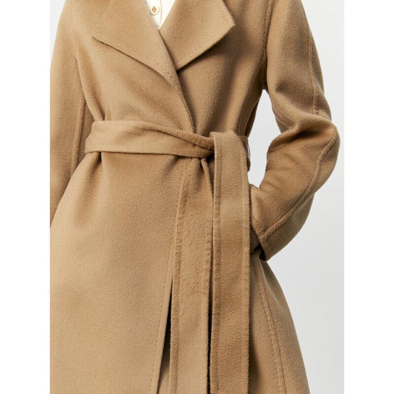 PEACEBIRD Women's Master Select Cashmere Robe-Style Double-Faced Wool Coat