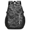 Men's Large Capacity Backpack Junior High School Student Schoolbag Camouflage Print Computer Backpack