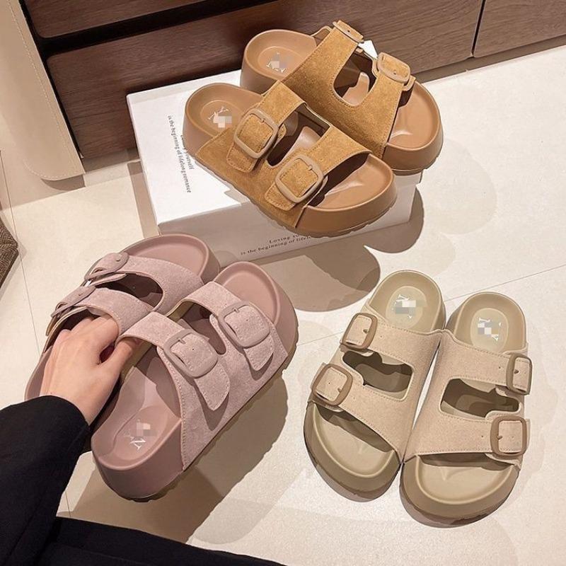 High-Heel Flip-Flops für Damen - Neuer Stil, Vielseitig, Absatzsteigernd, Lässige Strandschuhe, Sandalen