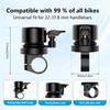 Bicycle Bell for Apple AirTag Bike Mount Bicycle Bell Waterproof Anti-Theft for Air Tag GPS Tracker Under Bike Bell Holder