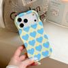 Niche Heart Color Block Case & Film for iPhone 17/16/15/14 Pro Max