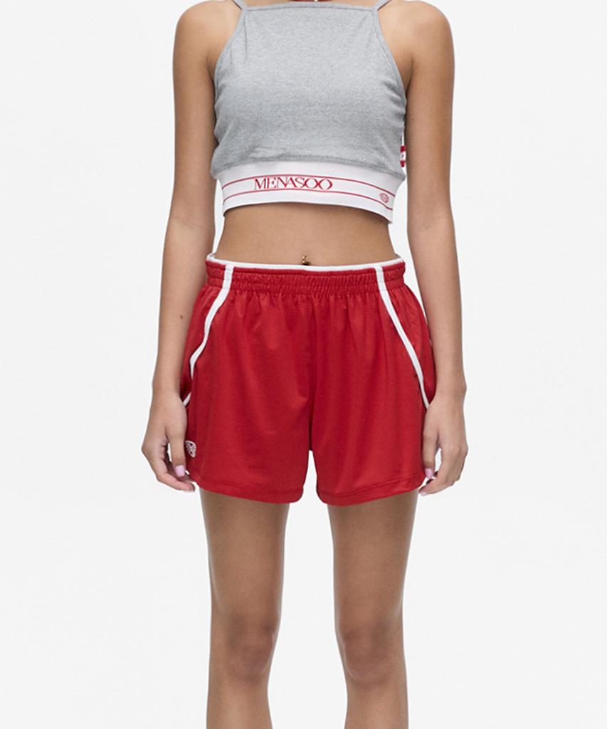 Minasu Mesh Runner Soft Shorts_Red