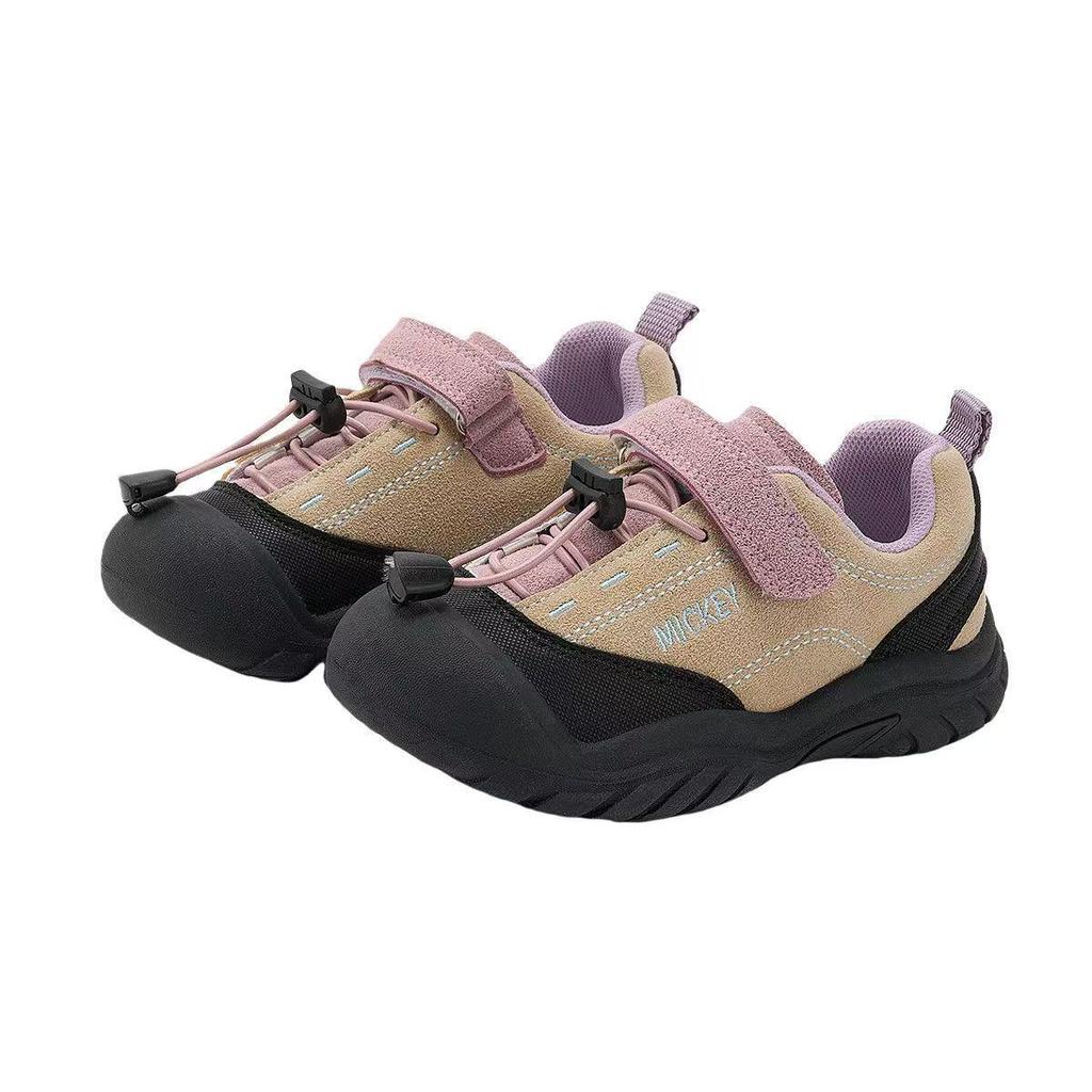 Disney Youth Large Casual Sports Shoes - 2025 Winter Velvet-Lined Girls' Sneakers, Cute and Comfy.