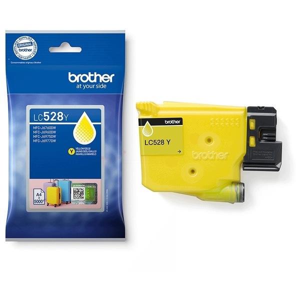 Brother Lc528Y Ink Cartridge Yellow (1 Pc.)