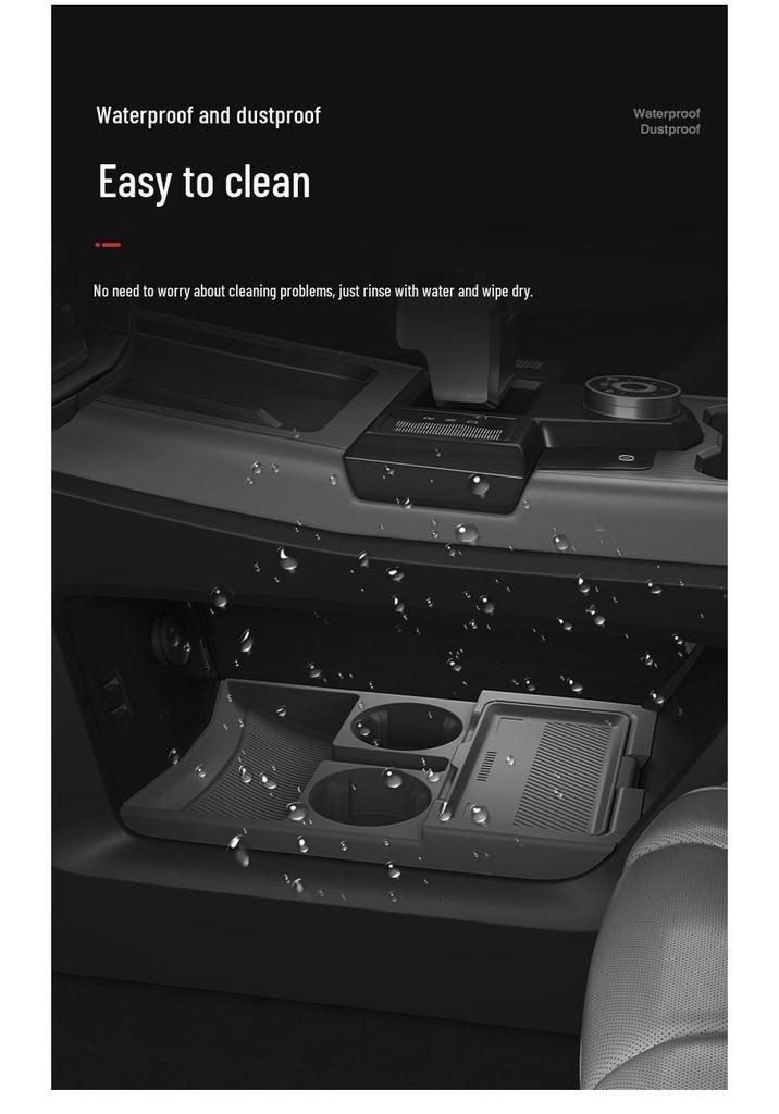 Jetour Traveler 2024 Center Console Storage Box: Car Interior Armrest Organizer