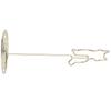 10Pcs Cat Shape Cat Photo Table Clip Electroplating Metal Gold Iron Wire Table Clip Multi-Purpose Decorative