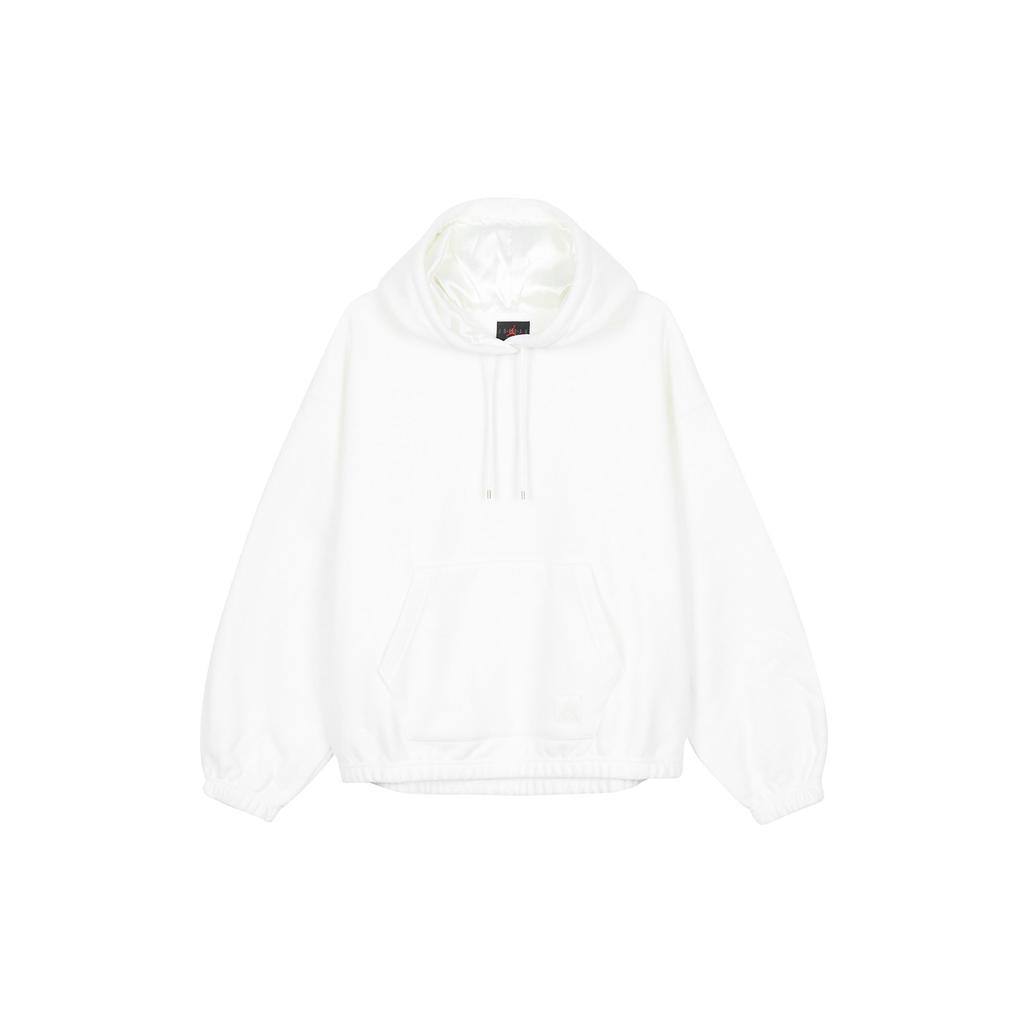 Jordan Dámská mikina s kapucí Flight Fleece s elastickými manžetami Sail FD7238-133