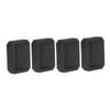 4Pcs Chair Caster Fixing Pad Rubber Refrigerator Wheel Protective Cup Noise Reduction for Home