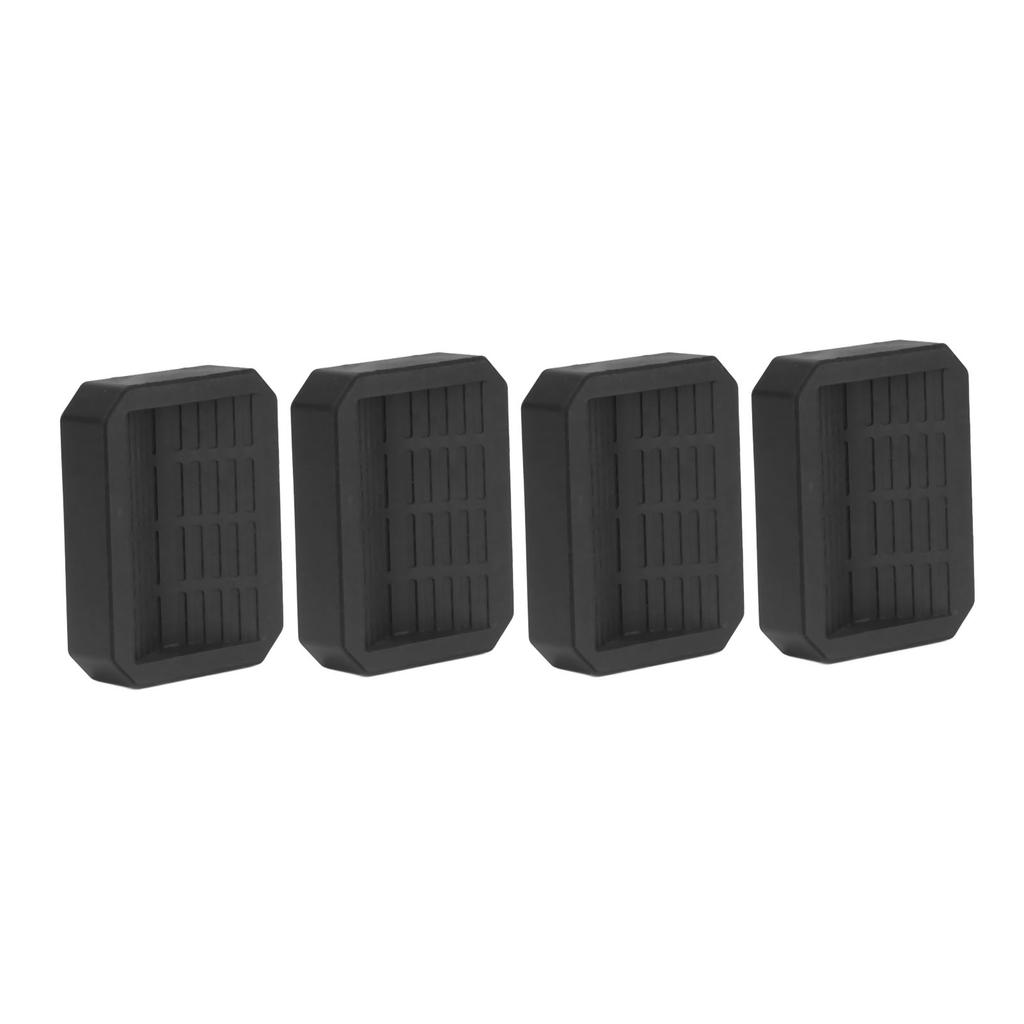 4Pcs Chair Caster Fixing Pad Rubber Refrigerator Wheel Protective Cup Noise Reduction for Home
