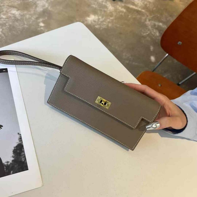 2026 Nová peněženka z pravé kůže Palm Pattern Kabelka na řetízku přes rameno Diagonalní Cross Body