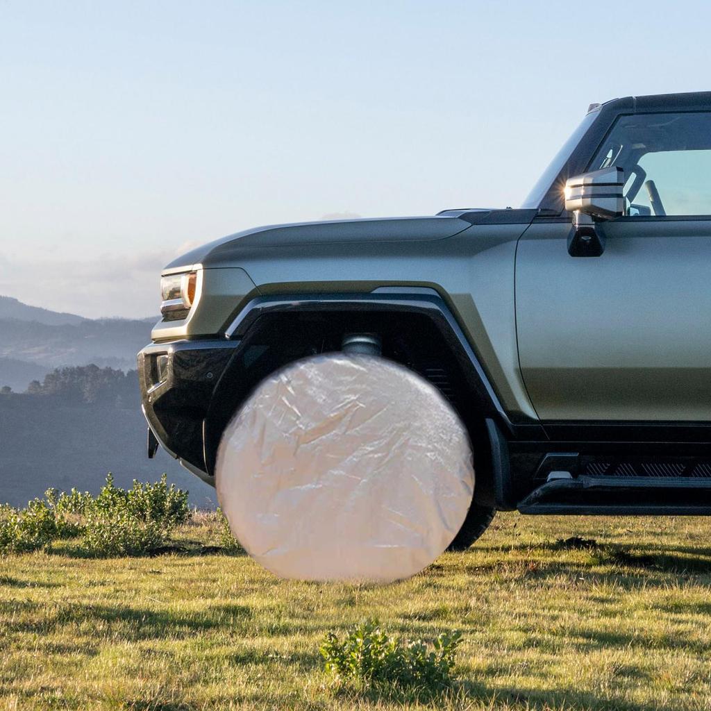 Tire Covers For Trailers Waterproof Wheel Covers For Trailer Tires UV-Resistant Protector For Outdoor Summer Travel Truck