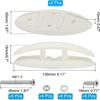2-Pack Nylon Folding Boat Cleat – Flip-Up Dock Mooring Cleat With Mounting Screws For Kayaks, Decks, Yachts (130x50mm, Spring-Loaded)