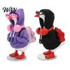 Decorative Accessory Gift for Goose Lovers Mini Clothing Accessories Set 7 Inch Desktop Goose, Includes Hooded Cute Costume Collection Sweatshirt