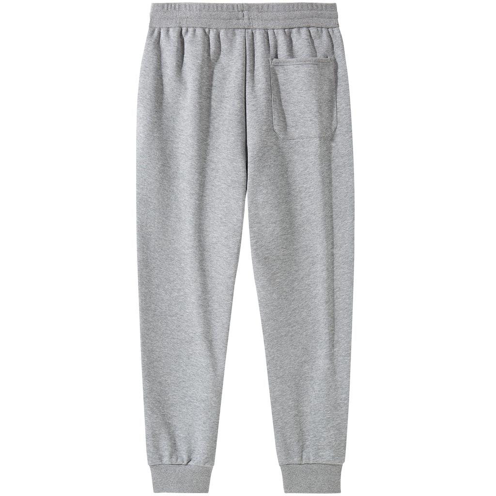 Camel Solid Color Micro Stretch Elastic Cuff Versatile Drawstring Waist Long Knitted Sweatpants Men's M14CA5E629