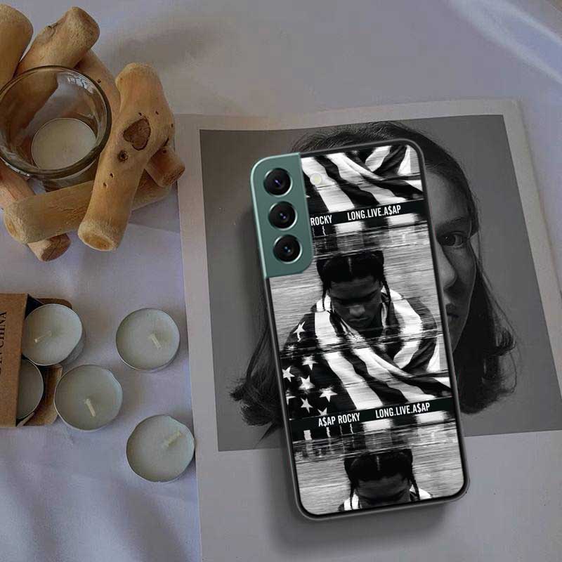 

A-A$AP R-Rocky Rapper Phone Case For Samsung Galaxy S22 S25 Ultra S21 S10 Plus S26 Edge S20 S23 S24 FE Cover Silicone Soft T Samsung S25