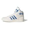 adidas Originals Extaball W Comfortable Shock Absorption Durable Mid-Top Sneakers Unisex Sneakers Blue White ID1130