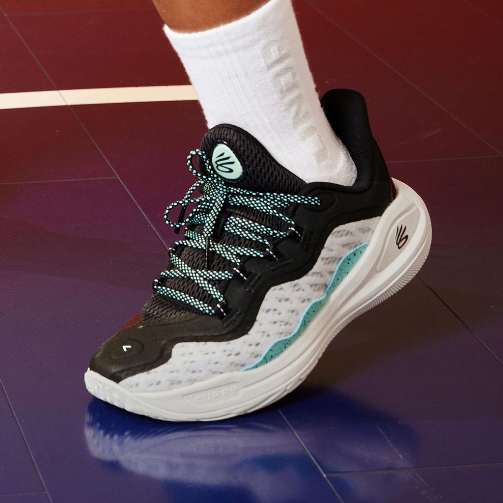 Curry Brand Curry Flow 11 GS Dub Nation Kids Sneakers Blue White Royal 3026619-100