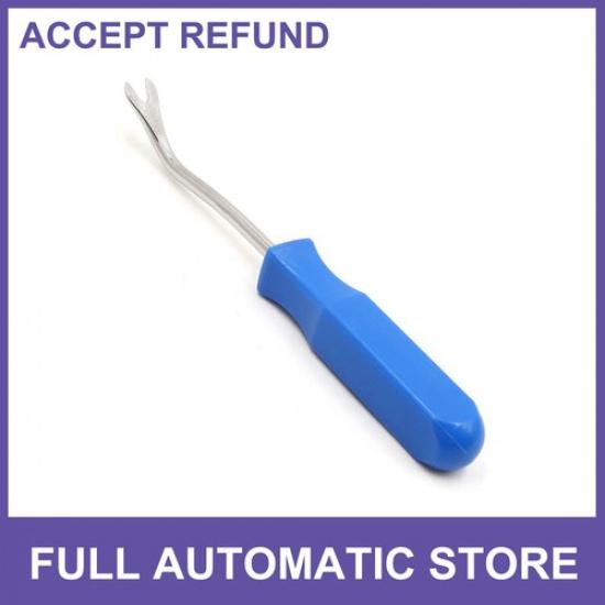 Blue Car Door Panel Upholstery Trim Clip Fastener Retainer Remover Pry Bar Tools