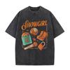 The Life of A Showgirl Album Merch Tshirts Fan Gifts Mens Women Clothing Vintage Washed Cotton Oversized Short Sleeve T Shirts