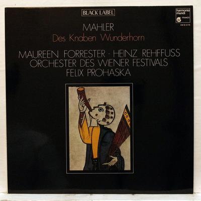 Disque Vinyle GUSTAV MAHLER - MAUREEN FORRESTER,  - Des Knaben Wunderhorn (Le Cor Merve HMB5116 Harmonia Mundi 1982 France Classique Occasion