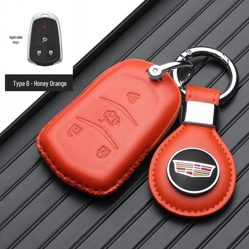 Premium Key Case for Cadillac: XT4, CT5, XT5, CT6, CT4, XT6, GT4 Models - Full Wrap Protective Shell