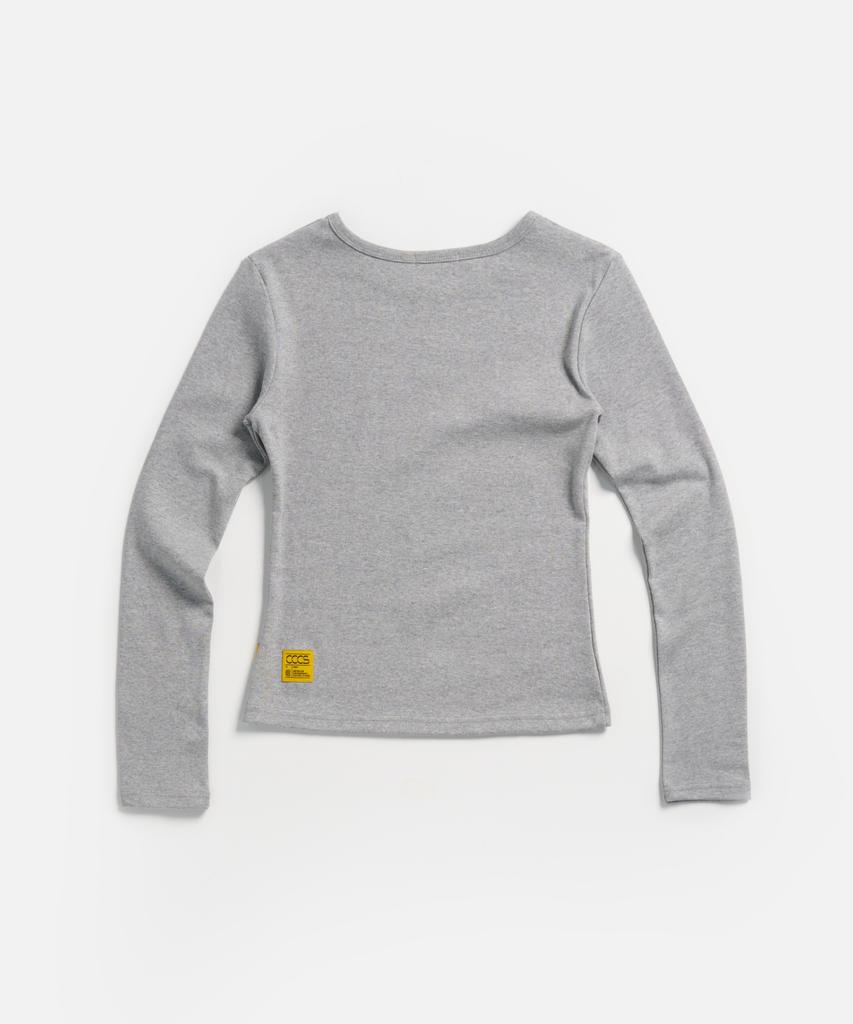 Ssississieseu Gray Spike Boy L/S T-Shirt (W)