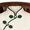 5Pcs Pearls Embellished Flower Shape Cheongsam Button Decorative Chinese Knot Button For Dress Cloaks Coat Sewing Craft