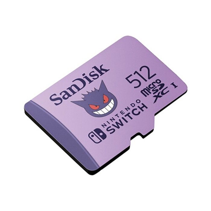 Carte micro sdxc 512gb pokemon ectoplasm-accessoire-switch