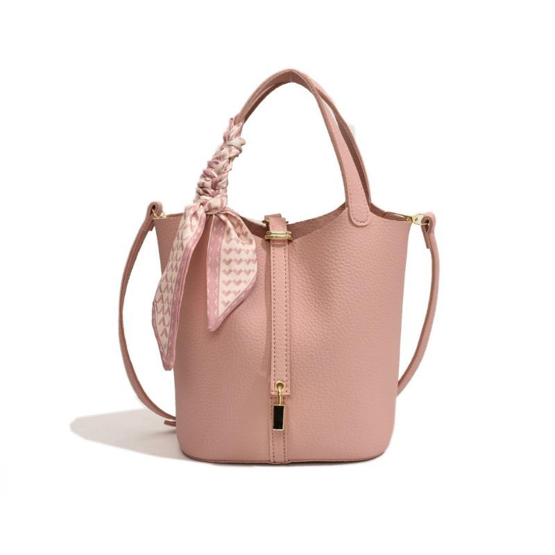 Street trend fashion hand carrying bucket bag women's new simple and versatile single shoulder casual messenger bag