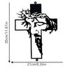 Jesus Kreuz Metallschild Christus Wandkunst Dekor Ostern Wandbehang Kreuz Jesus Statue Jesus Christliches Kreuz Dekoration