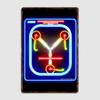 Back To The Future Neon Flux Capacitor © UCS LLC Metal Tin Sign Truck Indoor and Outdoor Home Bar Coffee Kitchen Wall Decoration