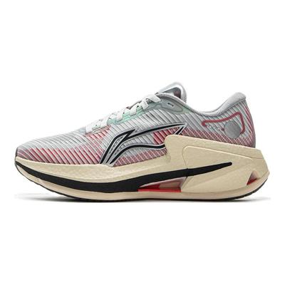 Lijun 8 Simple Comfortable Shock Absorbing Lightweight Rebound Low Top Casual Running Shoes Women Sneaker Light-Gray Bright-Neon ARZV004-5