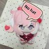 Honkai Impact 3 Heart Motif Fluffy Figure Plush Delicate Toy Warm Doll Layered Fringe Pink Hair White Accent Strands Removable