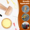 Wood Darning Mushroom Shape Darning Mushroom Weaving Tool Set Socks Clothes Darner DIY Handicraft Home Sewing Care Accessories
