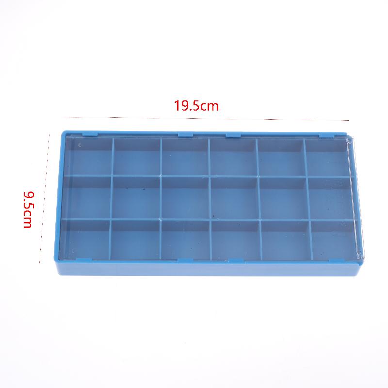 8/18 /24 Grids Watch Parts Storage Box With Lid Watch Repair Tool Organizing For Watchmaker Supplies