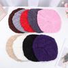 Women Girl Ribbed Vintage Elegant Beret Hat French Artist Cap Painter Hat Knitted Cap