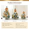 Mini Christmas Tree,  New Tabletop Small Christmas Tree, Artificial Desktop Xmas Ornament for Home Party Decor