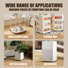 4Pcs Adhesive Casters Wheel No Drill Appliance Rollers 360 Degree Rotation Sticky Pulley Appliance Sliders with Brake