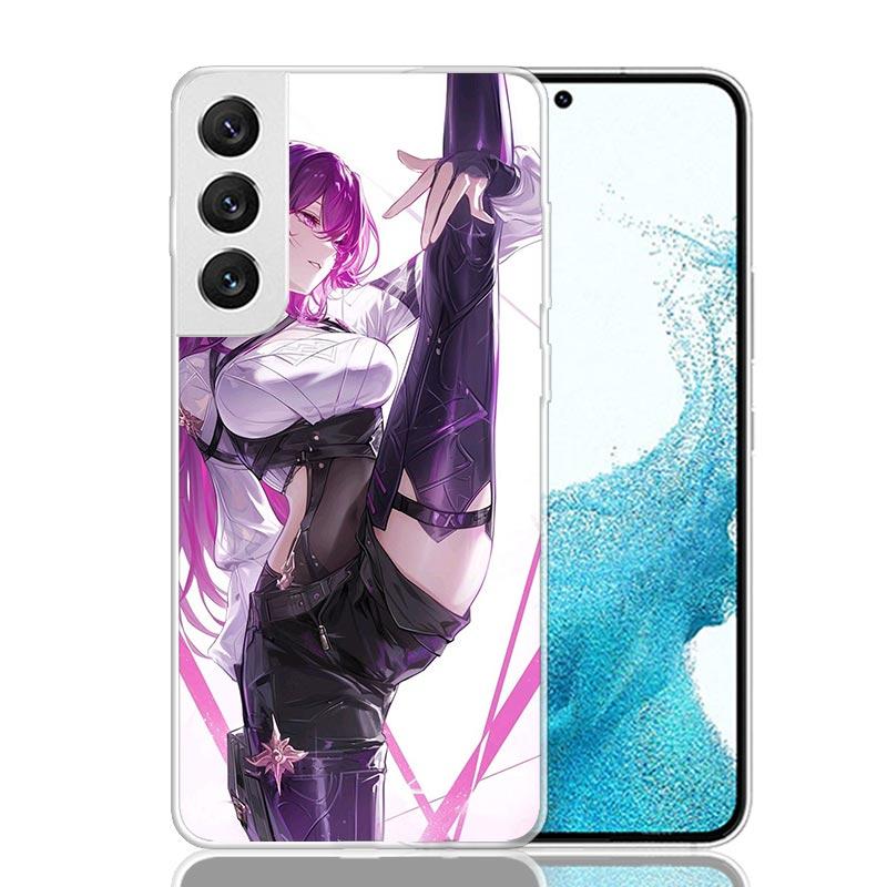 Honkai Star Rail Kafka Phone Case For Samsung Galaxy S26 Ultra S23 S24 S25 Edge S20 FE S21 S22 Plus Soft Print Shell Cover Funda